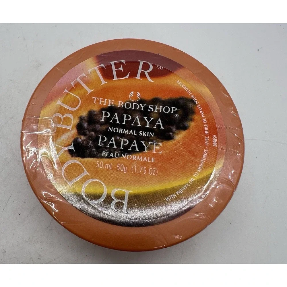The Body Shop Papaya Body Butter 50ml 1.75 oz Factory Sealed Discontinued